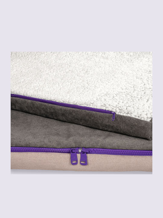 Ανατομικό Κρεβάτι Κατοικίδιων PetBed Memory Foam - Medium Grey Shades Χωρίς Freeze Technology