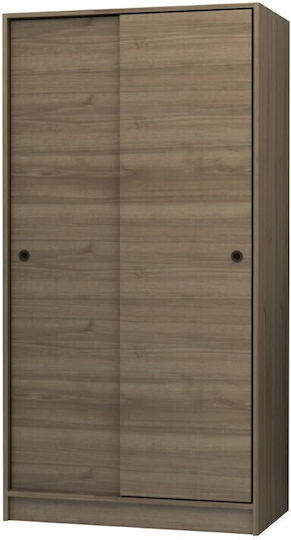 Double Door Sliding Misra 94x52x182cm Walnut Double Door Sliding Misra 94x52x182cm Walnut