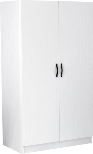 Double Door Victoria 100x60x181cm White Double Door Victoria 100x60x181cm White