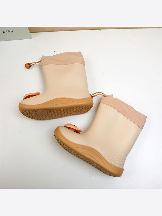 Kinder Gummistiefel Beige