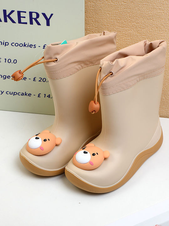 Kids Wellies Beige