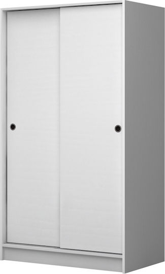 Double Door Sliding Regio 100x60x181cm White Double Door Sliding Regio 100x60x181cm White