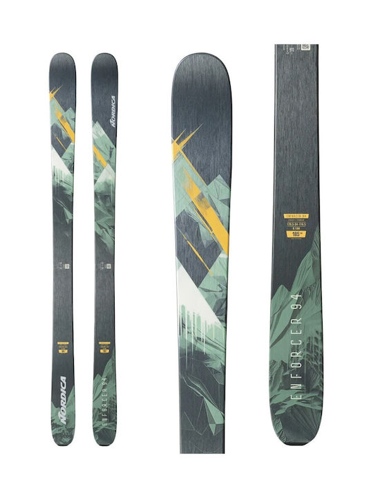 Nordica Enforcer Unisex Πέδιλα Σκι σε Μαύρο Χρώμα