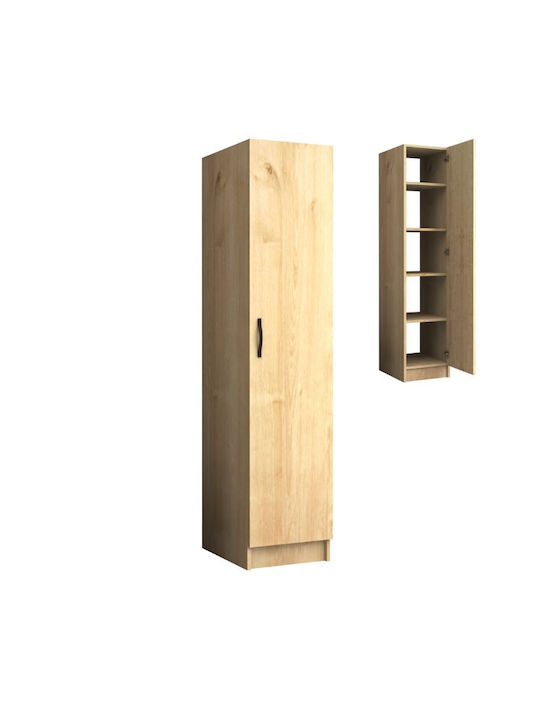 Einzeltür Kleiderschrank Ricardo Natural Beech 40x51.8x181cm
