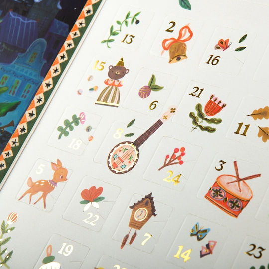 Advent Calendar Lantern 23 Story Discs Minouchkas Moulin Roty