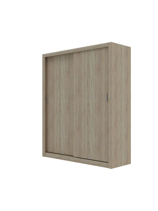 Reflex Δίφυλλη Ντουλάπα Συρόμενη Σονόμα 180x60x215cm