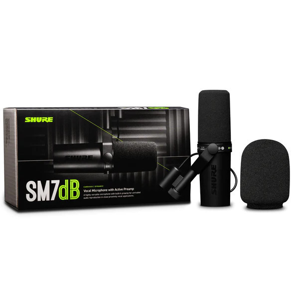 SM7dB ＋AT8700 SHURE SM7DB Microfon de Podcast Active Dynamic-F64.ro - F64.ro