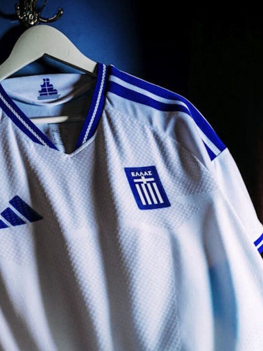 Nationalmannschaften Griechenland 2026 Heimtrikot Männer Fußball Display