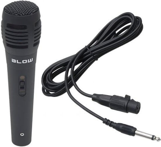 Blow PRM203 Δυναμικό Микрофон XLR Ръчно изработено за Вокали в Черен Цвят
