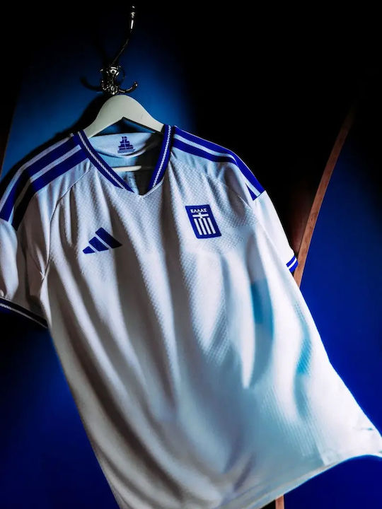 Nationalmannschaften Griechenland 2026 Heimtrikot Männer Fußball Display