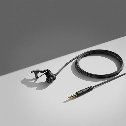 Sennheiser XS Lav Mobile Кондензатор (Малка диафрагма) Микрофон Πέτου, Clip On Журналистически в Черен Цвят