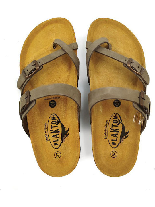 Leather Women's Anatomic Sandals Khaki