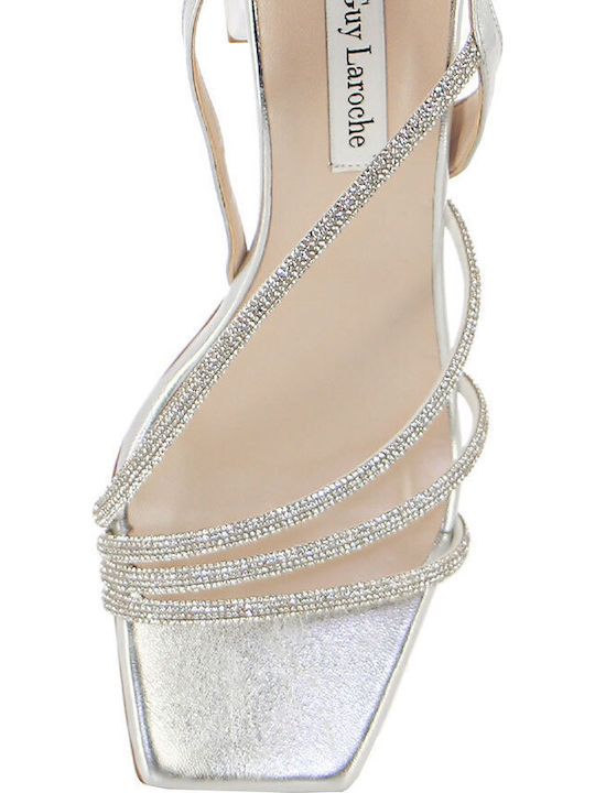 Damen Sandalen Silber