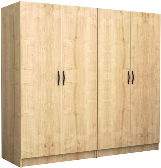 Four Door Victoria 200x60x181cm Natural Beech
