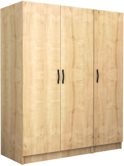 Triple Door Victoria 150x60x181cm Natural Beech