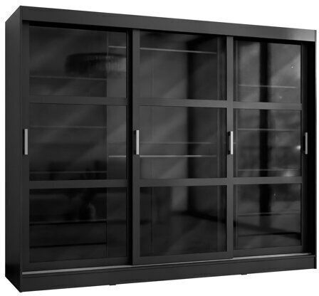 Comfivo 428 Τρίφυλλη Ντουλάπα Συρόμενη 250x65x203cm Comfivo 428 Τρίφυλλη Ντουλάπα Συρόμενη 250x65x203cm