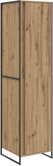 Μονόφυλλη Ντουλάπα 50x50x200cm Καρυδιά Μονόφυλλη Ντουλάπα 50x50x200cm Καρυδιά