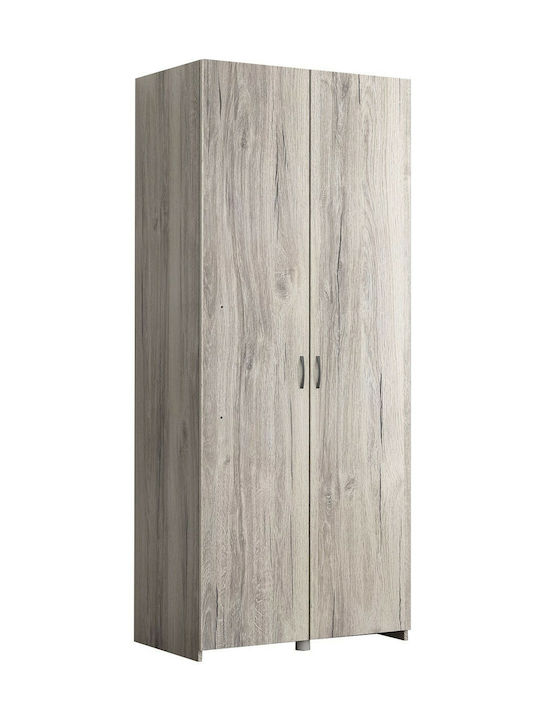 Double Door Wardrobe Ashtray 80x50x180cm