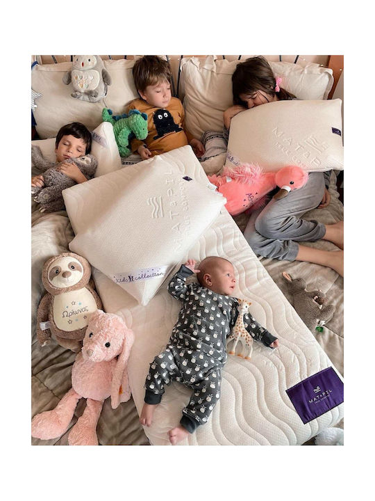 Mat&Pil Kids Sleep Pillow Memory Foam AirFreeze Pro Kids Classic MPK-A White 40x55cm