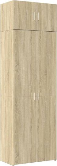 Δίφυλλη Ντουλάπα 70x42.5x225cm Δίφυλλη Ντουλάπα 70x42.5x225cm