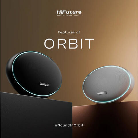 HiFuture Orbit Ηχείο Bluetooth 80W με Διάρκεια Μπαταρίας έως 8 ώρες Μαύρο