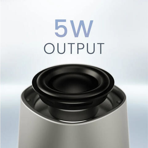 HiFuture Mega S Ηχείο Bluetooth 5W με Διάρκεια Μπαταρίας έως 10 ώρες Ασημί