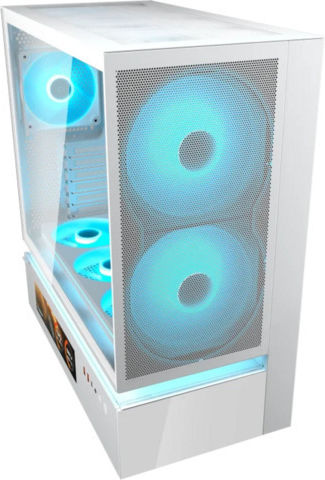 Cougar CFV235 Mesh Vision Gaming Midi Tower Κουτί Υπολογιστή με RGB Φωτισμό Λευκό
