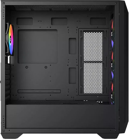 Xigmatek Master X II Pro Геймърско Midi Tower Компютърна Кутия с RGB Осветление Черна