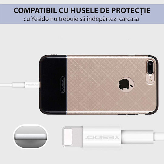 Yesido CA-22 USB to Lightning Cable Λευκό 1.2m (127363)