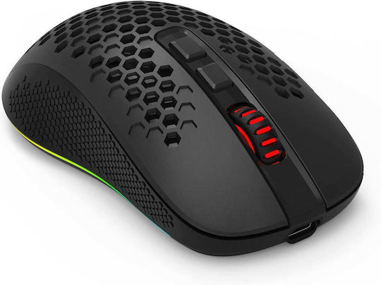 Redragon Hana M694 Ασύρματο RGB Gaming Ποντίκι 7200 DPI Μαύρο