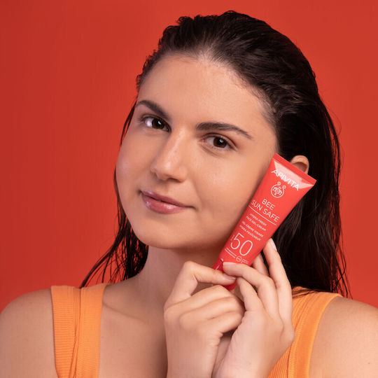 Apivita Bee Sun Safe Hydra Αδιάβροχο Αντηλιακό Gel Προσώπου SPF50 50ml