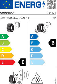 Goodyear Ultragrip Cargo Runflat 195/60R16 106T Anvelopă de Iarnă Auto