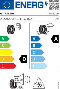 GT Radial 215/65R15 104/102T Λάστιχο 4 Εποχών Αυτοκινήτου