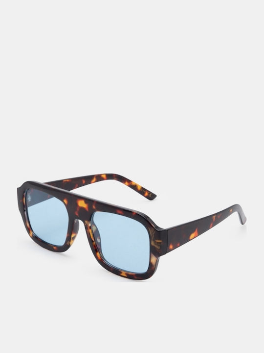 Luigi Light Blue Sunglasses With Frame Luigi Light Blue Sunglasses With Frame