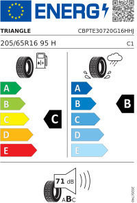 Triangle 205/65R16 95H Лятна Автомобилна Гума