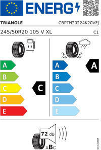 Triangle Runflat 245/50R20 105V Θερινό Λάστιχο Αυτοκινήτου