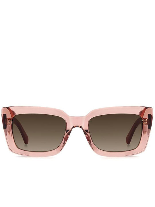 Kate Spade Unisex Sunglasses with Pink Horn-Rimmed Frame and Pink Gradient Lens KS-CAILIN-2/S-35J
