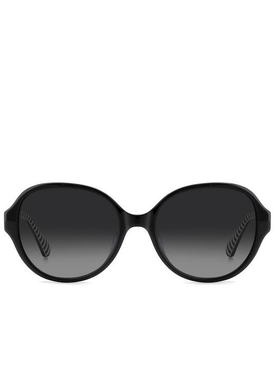 Kate Spade Unisex Sunglasses with Black Horn-Rimmed Frame and Black Gradient Lens KS-EMALIE-2/G/S-807