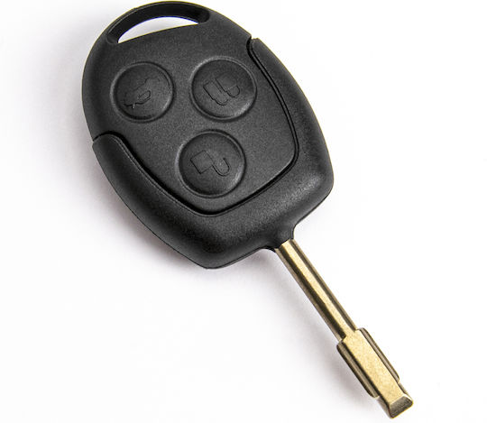 Carcasă Cheie Auto cu Lamă Fo21 cu 3 Butoane pentru Ford
