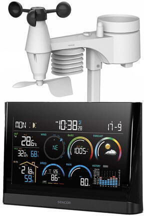 Sencor S-SWS11000 Ασύρματος Μετεωρολογικός Σταθμός Ψηφιακός Επιτραπέζιος