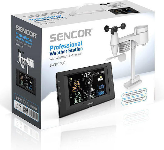 Sencor S-SWS9400 Kabelloser Wetterstation Digital Tischplatte