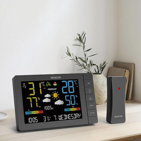 Sencor SWS 4440 Kabelloser Wetterstation Digital Tischplatte