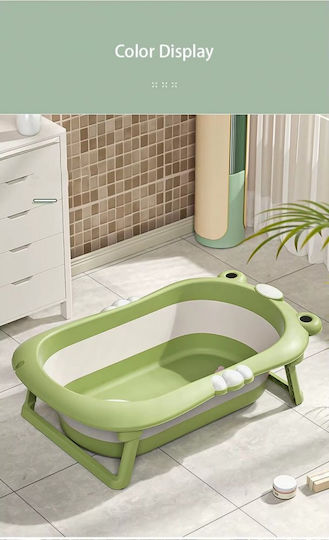 Little Mom Cadă Pliabilă pentru Bebeluși cu Termometru Verde