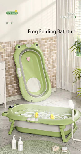 Little Mom Cadă Pliabilă pentru Bebe cu Termometru Albastră