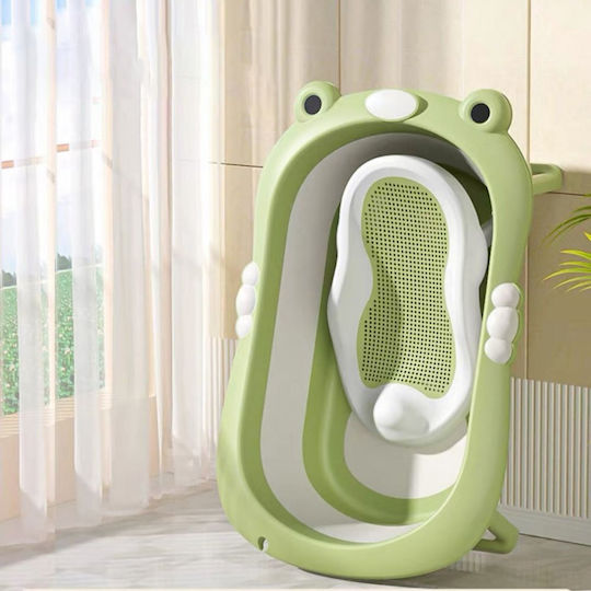 Little Mom Cadă Pliabilă pentru Bebeluși cu Termometru Verde