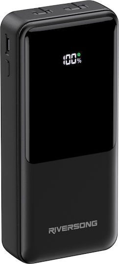 Riversong Horizon 20 Pro Power Bank 20000mAh 22.5W με Θύρα USB-A και Θύρα USB-C Μαύρο