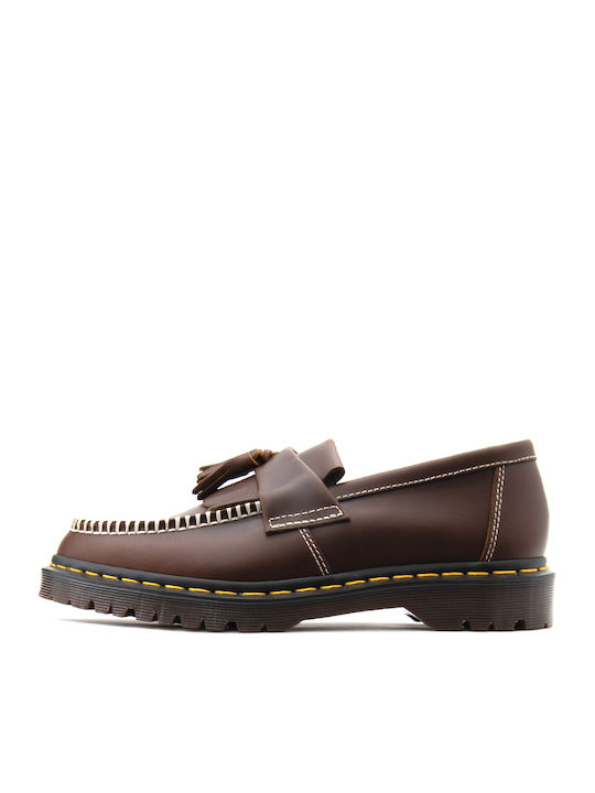 Adrian Δερμάτινα Ανδρικά Loafers σε Μπορντό Χρώμα