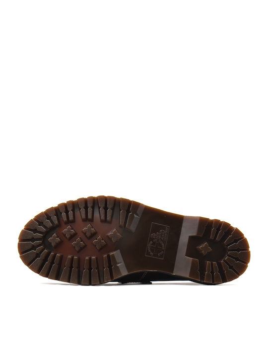 Adrian Δερμάτινα Ανδρικά Loafers σε Μπορντό Χρώμα