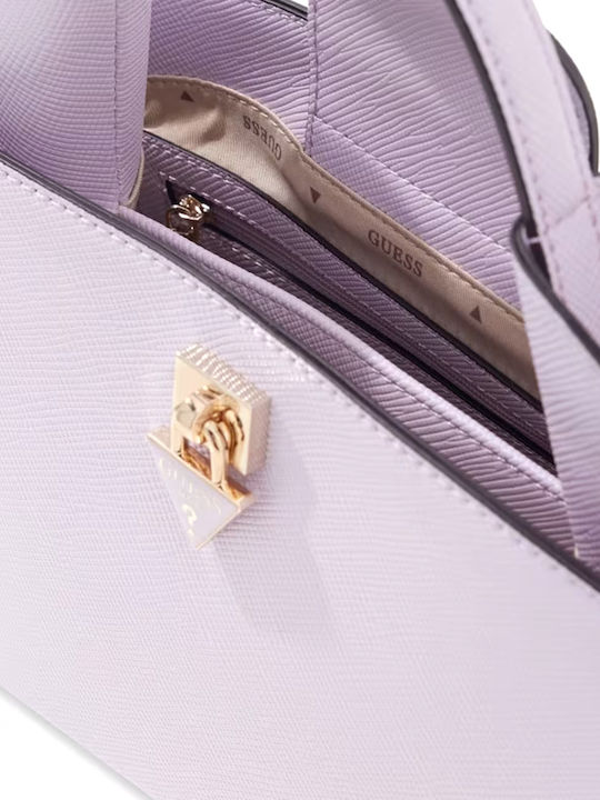 Mini Women's Tote Handbag Purple