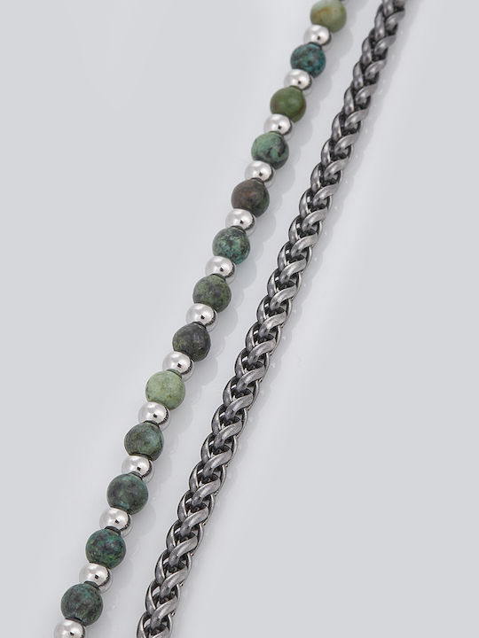 Men's Handcuff Bracelet Made of Stainless Steel